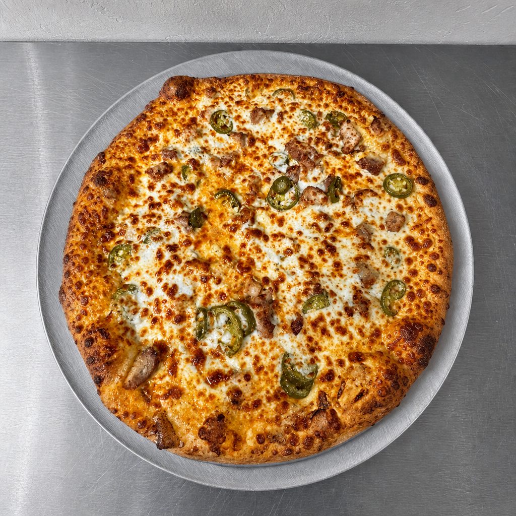 16" Buffalo Chicken Pizza.