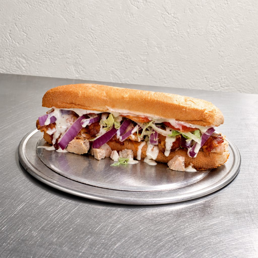 8" Chicken Bacon Ranch Sub.