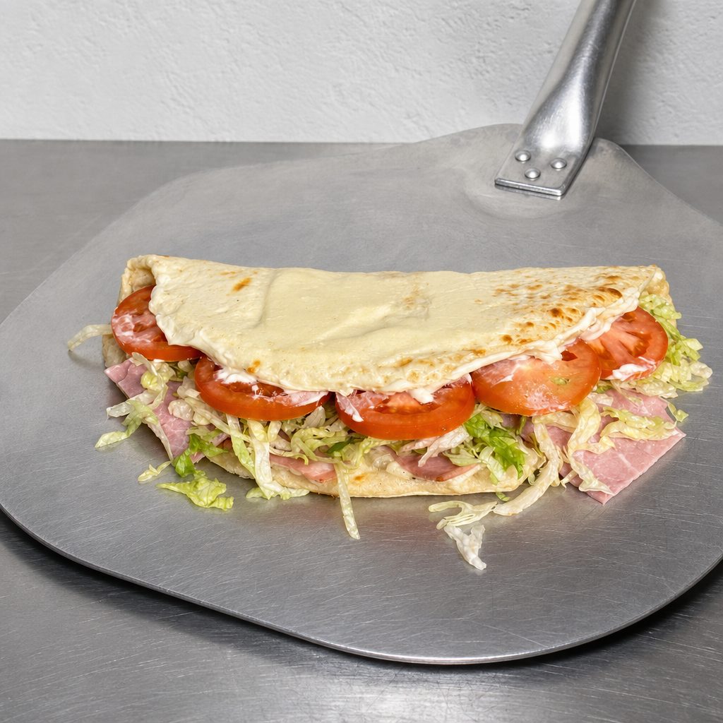 Large Ham and Cheese Foldover.
