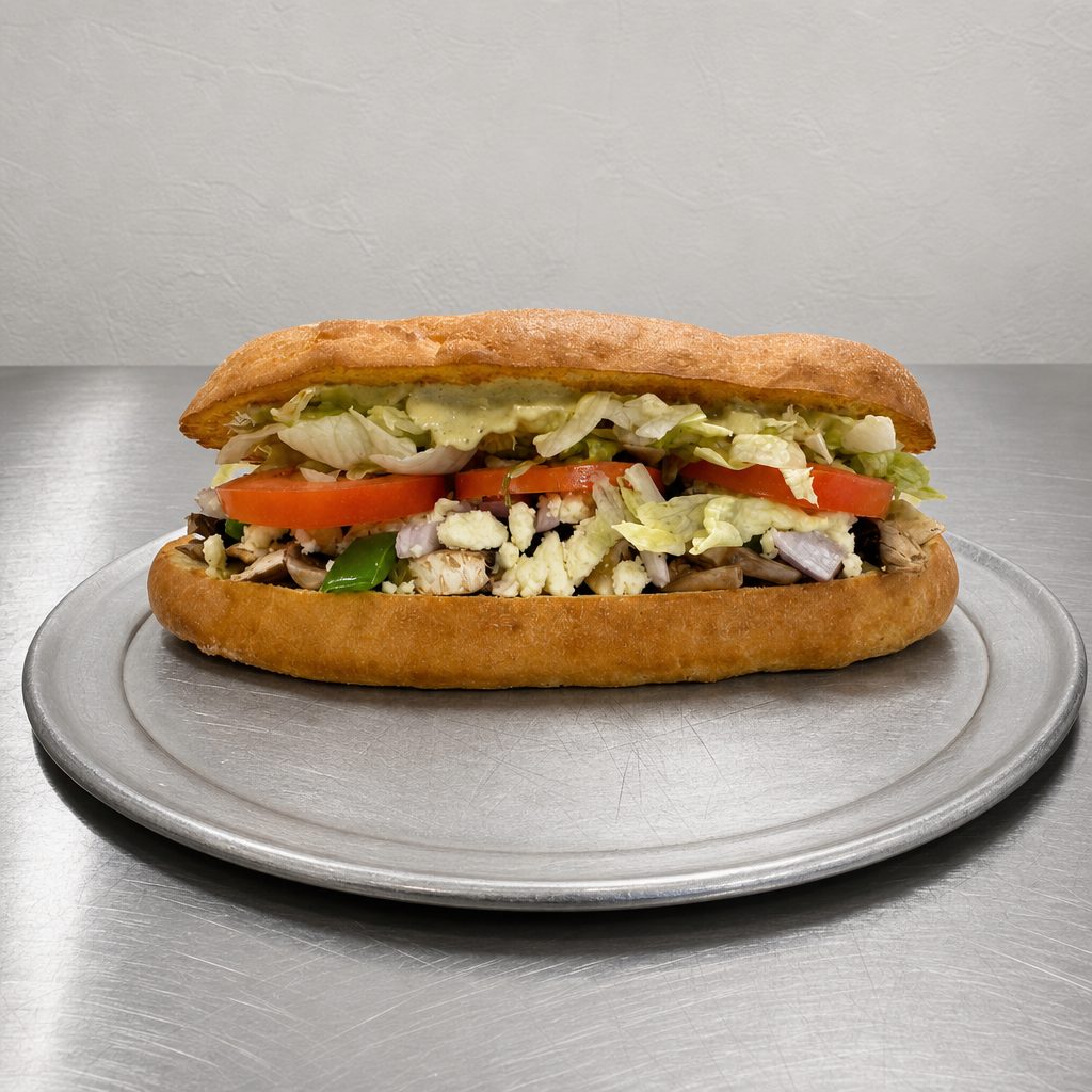 8" Veggie Sub.