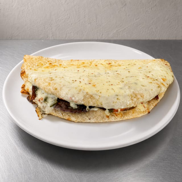 Small Philly Cheese Steak Foldover.