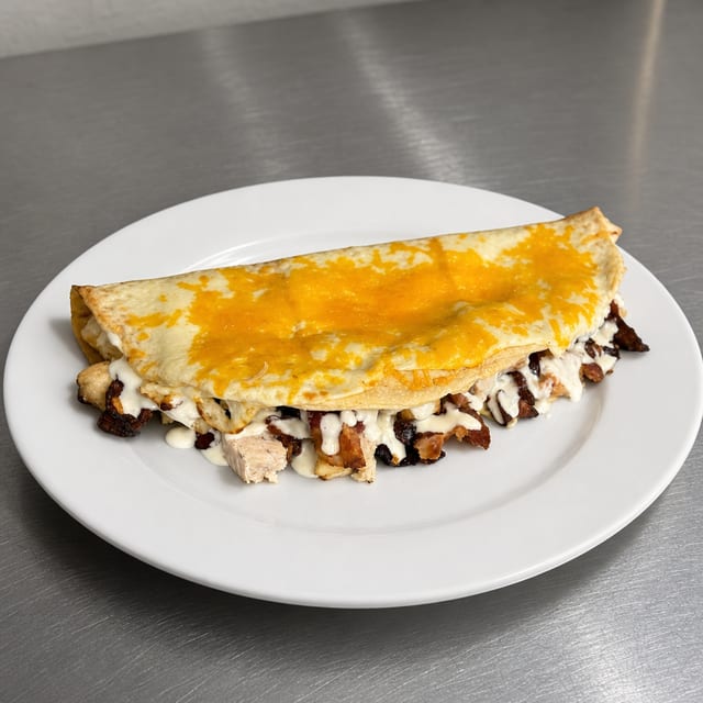Large Chicken Bacon Ranch Foldover.