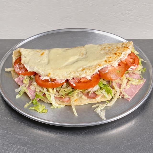 Small Ham and Cheese Foldover.