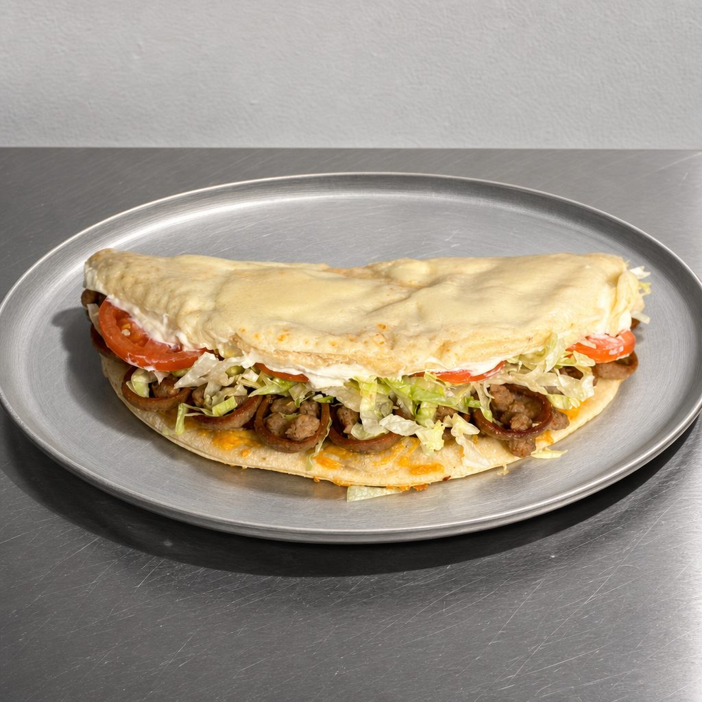 Small Cheeseburger Foldover.