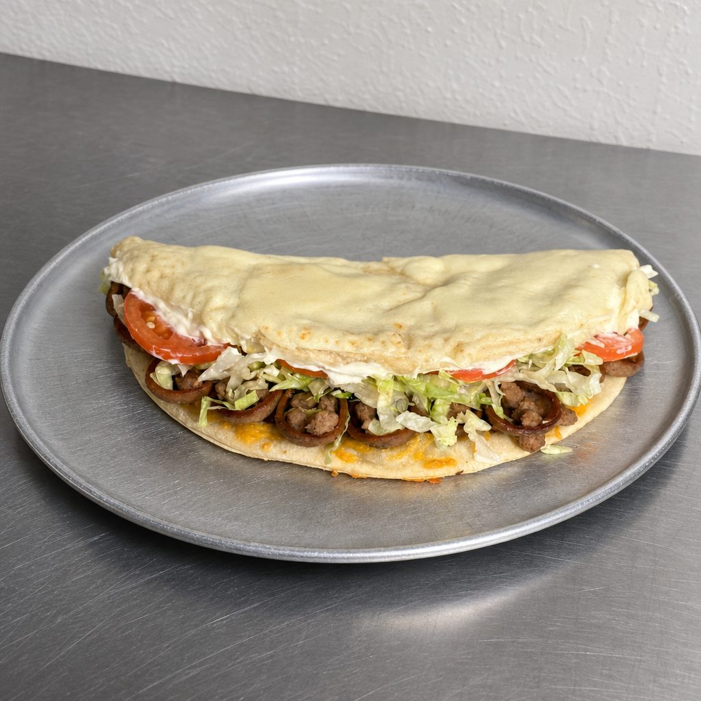 Large Cheeseburger Foldover.