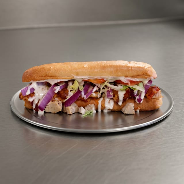 8" Chicken Bacon Ranch Sub.