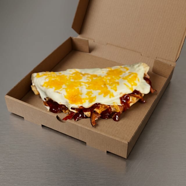 Small BBQ Chicken Foldover.