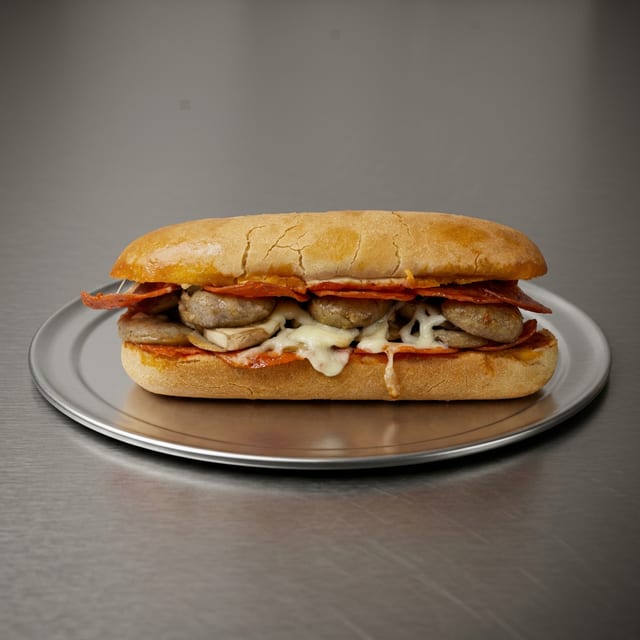 8" Pizza Sub.