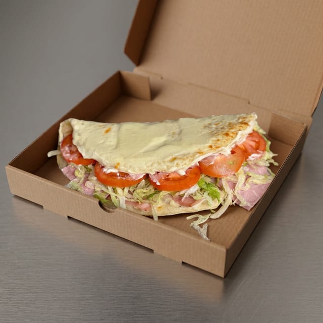 Small Ham and Cheese Foldover.