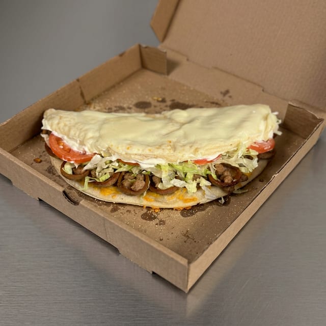 Small Cheeseburger Foldover.