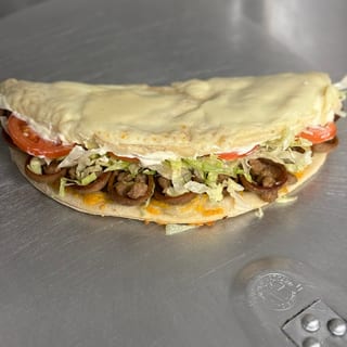 Large Cheeseburger Foldover